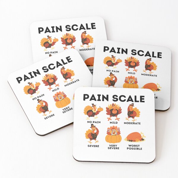 Item preview, Turkey Thanksgiving Scale Assessment Vintage Trauma Nurse Funny Pain Pain designed and sold by PAMELANUNZIO.