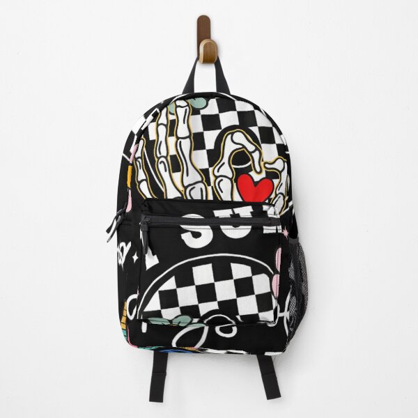 Item preview, I Survived 67 Days of School Skeleton Hand Checkerboard Student Design designed and sold by Chaya Reid.