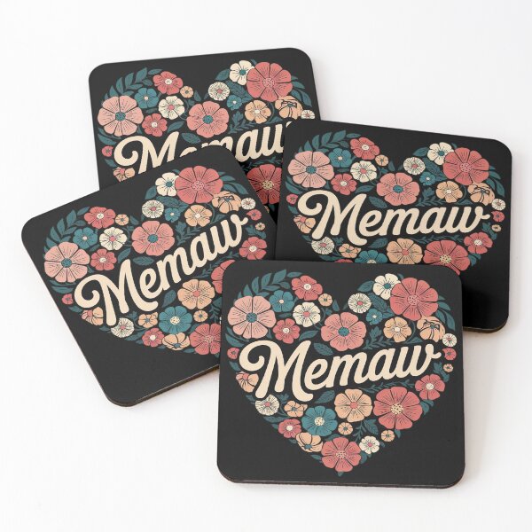 Item preview, Memaw Floral Heart Flower Mother's Day  designed and sold by KotexTemu.