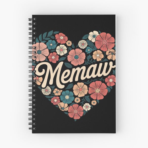 Item preview, Memaw Floral Heart Flower Mother's Day  designed and sold by KotexTemu.