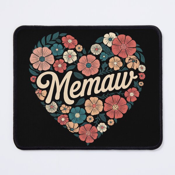 Item preview, Memaw Floral Heart Flower Mother's Day  designed and sold by KotexTemu.