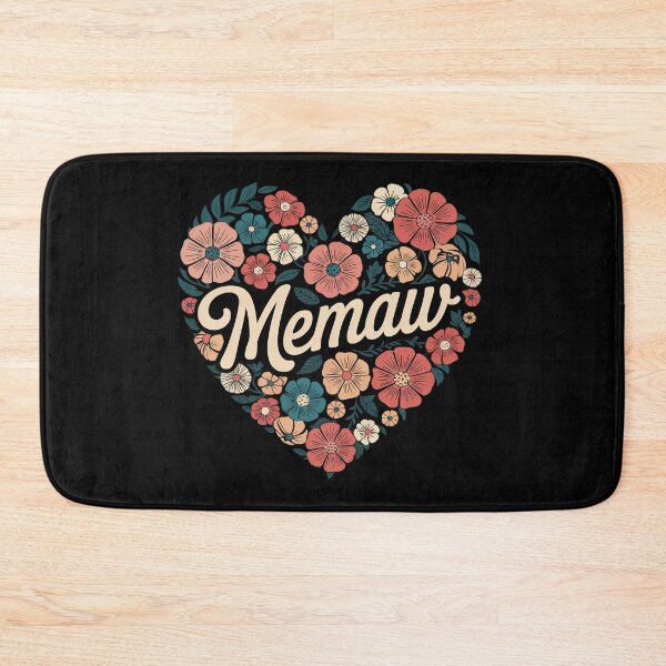 Item preview, Memaw Floral Heart Flower Mother's Day  designed and sold by KotexTemu.