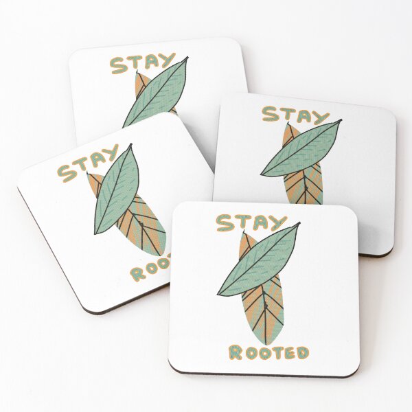 Item preview, Stay Rooted Botanical Leaf Quote Design designed and sold by Popstudio85.