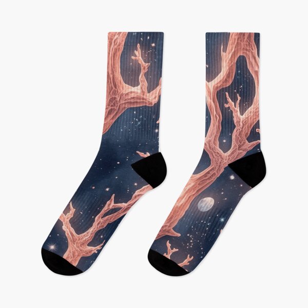 Item preview, Cosmic Coral Tree Pattern Glowing Fantasy Galaxy Design designed and sold by Trueways.