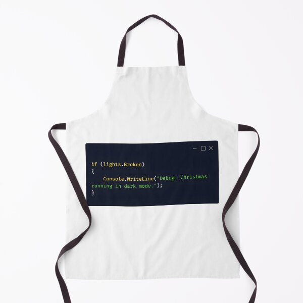 Item preview, C# Christmas Mode – “Running in Dark Mode” designed and sold by Tattee.