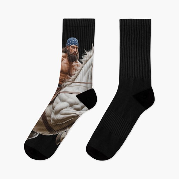 Item preview, Bigfoot Sasquatch USA Mullet Bandana Horse Riding designed and sold by PowAcademy.