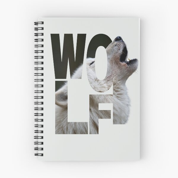 Item preview, Howling Wolf Typography Art Design designed and sold by CodeCrush.