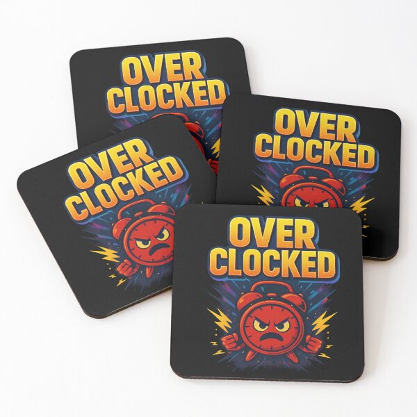 Item preview, Overclocked – Funny Rage Clock Meme Design designed and sold by MOAVE-Design.