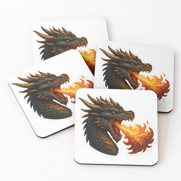Artikelvorschau, Fire Dragon Fury – Epic Flame Sticker entworfen und verkauft von SarahsSZN.