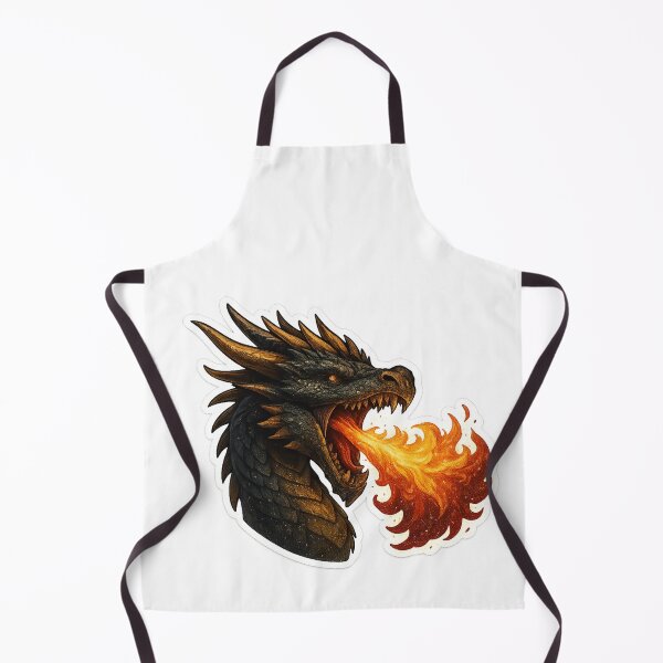 Artikelvorschau, Fire Dragon Fury – Epic Flame Sticker entworfen und verkauft von SarahsSZN.