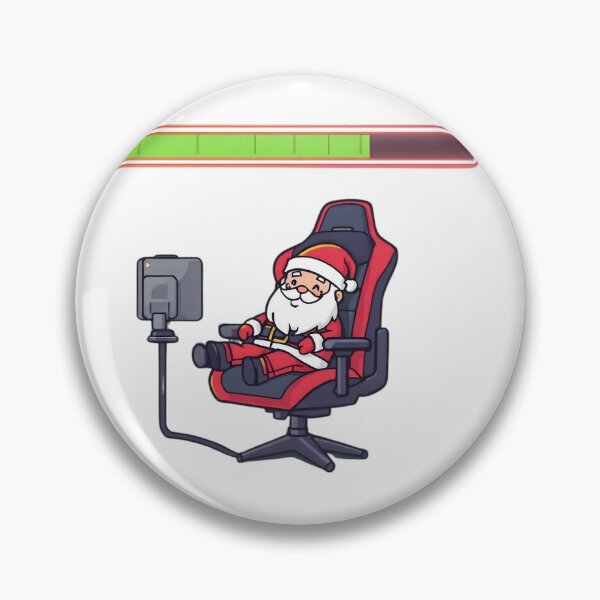 Item preview, Gamer Santa Loading Bar PNG | Cute Christmas Gamer Clipart | Holiday Gaming Art designed and sold by SoulenCify.