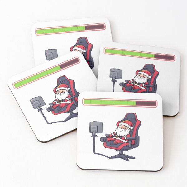 Item preview, Gamer Santa Loading Bar PNG | Cute Christmas Gamer Clipart | Holiday Gaming Art designed and sold by SoulenCify.