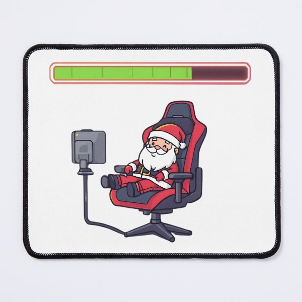 Item preview, Gamer Santa Loading Bar PNG | Cute Christmas Gamer Clipart | Holiday Gaming Art designed and sold by SoulenCify.