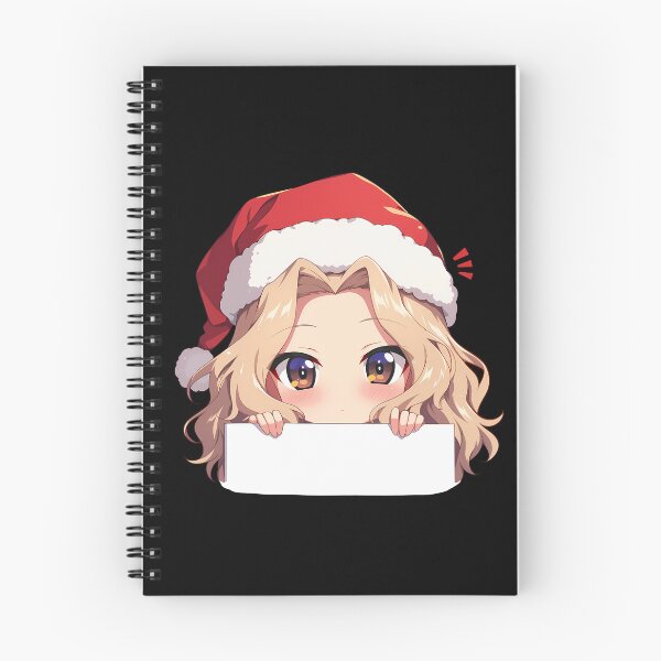 Item preview, Und Kay Christmas Kawaii Girls Und Panzer Anime Girl Chibi Holiday Peeker designed and sold by thedarvills.