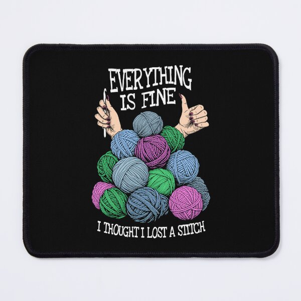 Item preview, Funny Crochet Knitting Lost Stitch Crocheting Sewing Crafter designed and sold by EstherDiane.
