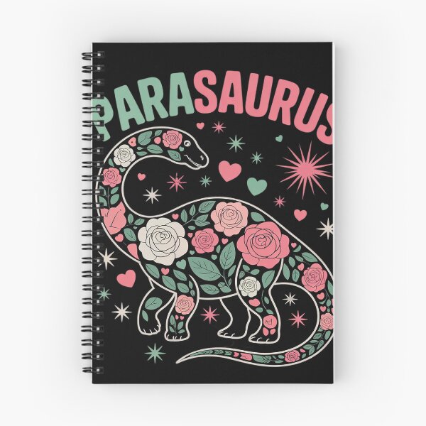 Item preview, Parasaurus Watercolor Floral Paraeducator Dinosaur  designed and sold by KotexTemu.