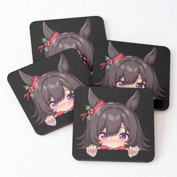 Item preview, Curren Chan Uma Musume Pretty Derby Chibi Kawaii Christmas Anime Girl designed and sold by thedarvills.