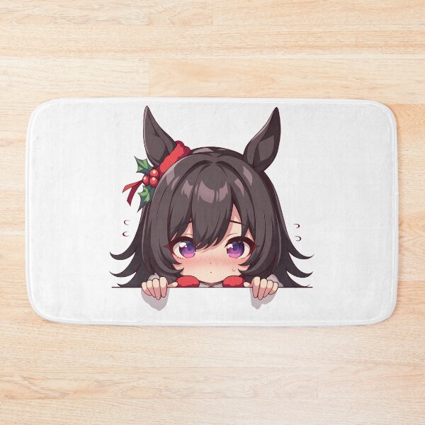 Item preview, Curren Chan Uma Musume Pretty Derby Chibi Kawaii Christmas Anime Girl designed and sold by thedarvills.
