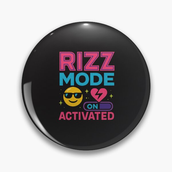 Item preview, Rizz Mode Activated – Cool Emoji Trend Meme Design designed and sold by MOAVE-Design.