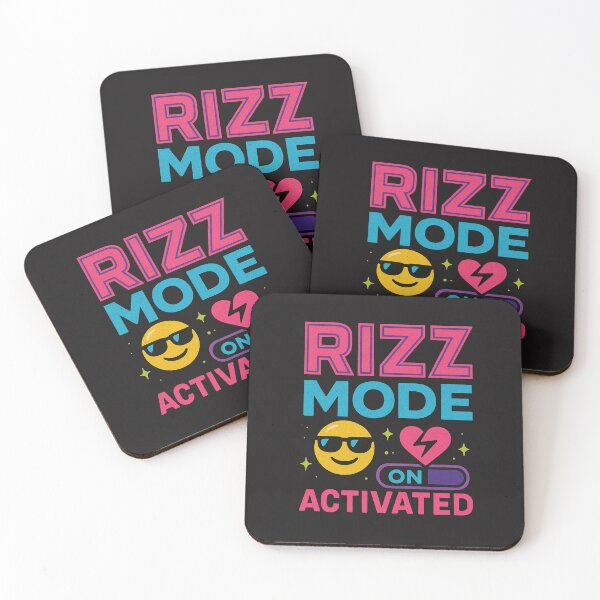 Item preview, Rizz Mode Activated – Cool Emoji Trend Meme Design designed and sold by MOAVE-Design.