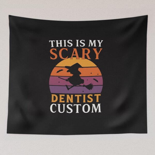 Item preview, This Is My Scary Dentist Costume – Funny Halloween Dentist Shirt designed and sold by Printsouf.