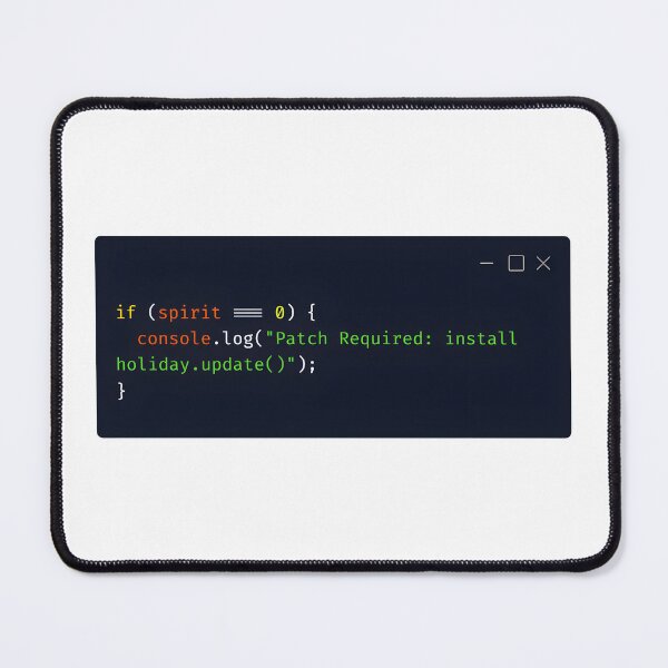 Item preview, TypeScript Holiday Patch – “holiday.update()” designed and sold by Tattee.
