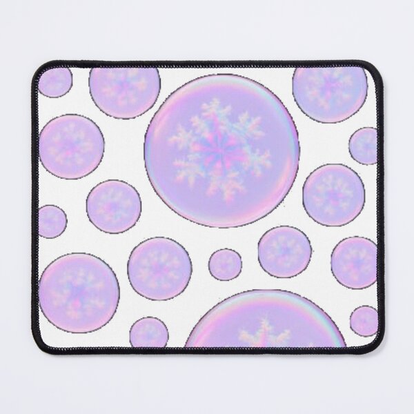 Item preview, Holographic Snowflake Bubble T-Shirt – Dreamy Pastel Winter Design designed and sold by KDesignCrafts.