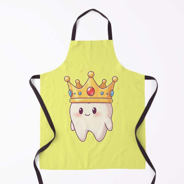 Item preview, Cute Chibi Tooth Sticker King with Golden Crown Relax Stress Relief Fun Sticker Dental Gift designed and sold by bvdesignart.