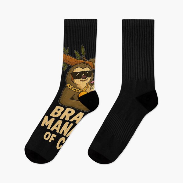Item preview, Branch Manager of Chill – Funny Sloth Wearing Shades & Gold Chain designed and sold by JonelCrafts.