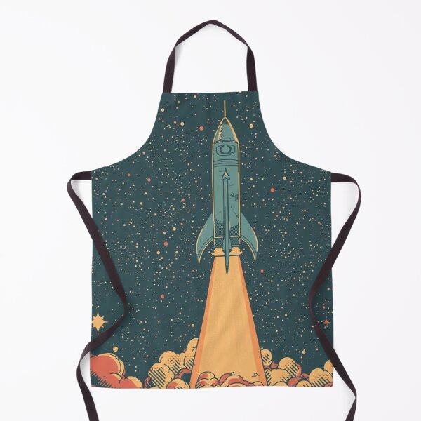 Item preview, Retro Rocket Launch designed and sold by SmartNeoZenUIXR.