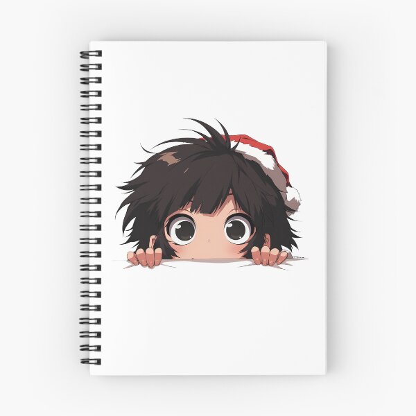 Item preview, Akane Tsunemori Psycho Pass Chibi Kawaii Christmas Peeker Anime Girl Holiday Warmth designed and sold by thedarvills.