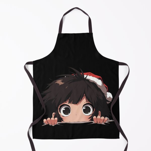 Item preview, Akane Tsunemori Psycho Pass Chibi Kawaii Christmas Peeker Anime Girl Holiday Warmth designed and sold by thedarvills.
