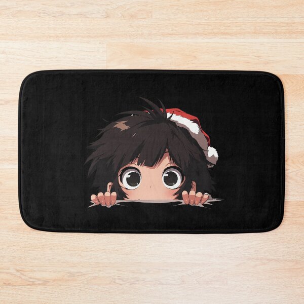 Item preview, Akane Tsunemori Psycho Pass Chibi Kawaii Christmas Peeker Anime Girl Holiday Warmth designed and sold by thedarvills.