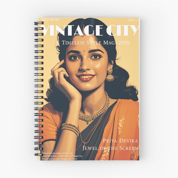 Aperçu de l'œuvre Magazine Vintage City - Priya Devika - Actrice vintage créée et vendue par Vintage City.