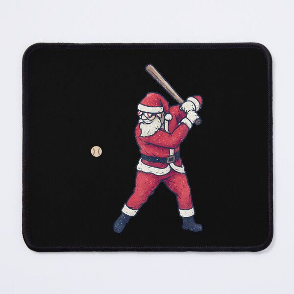 Item preview, Santa Claus Playing Baseball Xmas Holiday Funny Christmas designed and sold by AlyceLynne.