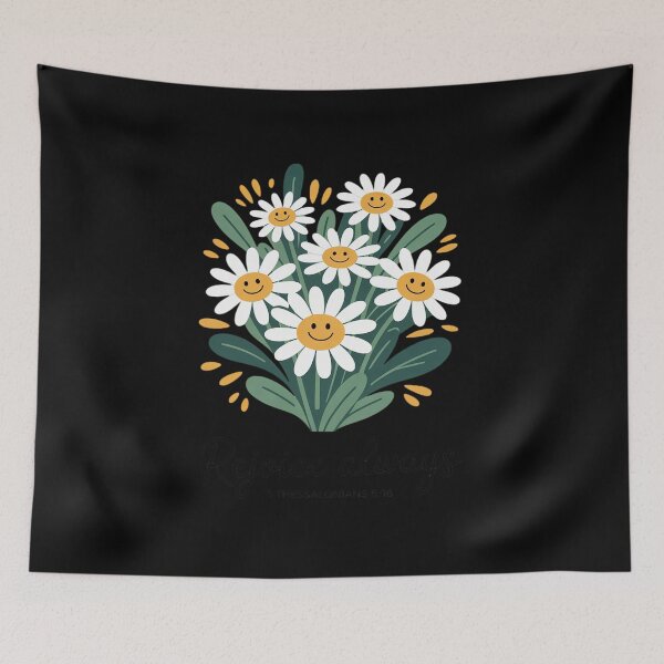 Item preview, Rejoice Always Daisy Smile Inspirational Floral  designed and sold by KotexTemu.