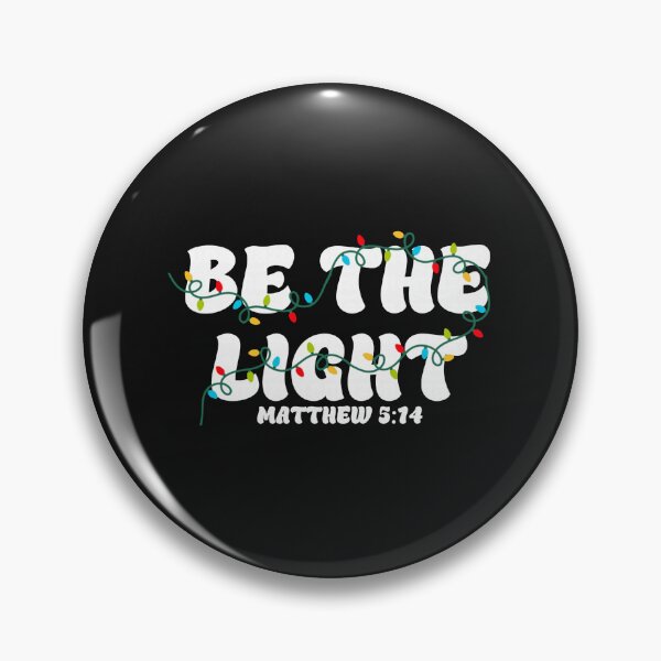 Item preview, Be The Light Matthew Five Fourteen Bright Christmas Message designed and sold by Han1986.