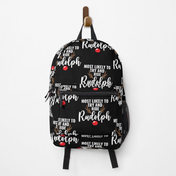 Item preview, Most Likely To Try And Ride Rudolph Reindeer Christmas Xmas designed and sold by MarianMartha.