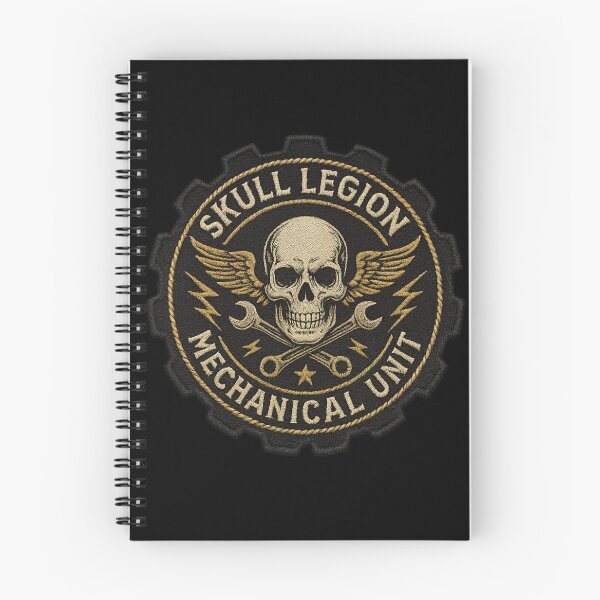 Item preview, Skull Legion Mechanical Unit gear crest designed and sold by LaNadaYFundante.