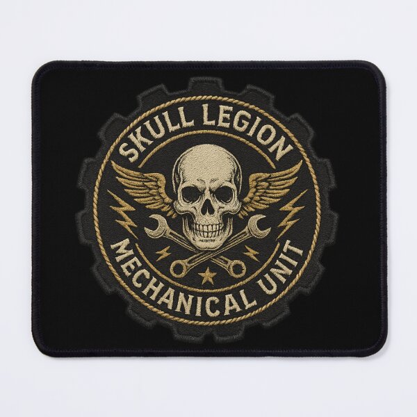 Item preview, Skull Legion Mechanical Unit gear crest designed and sold by LaNadaYFundante.