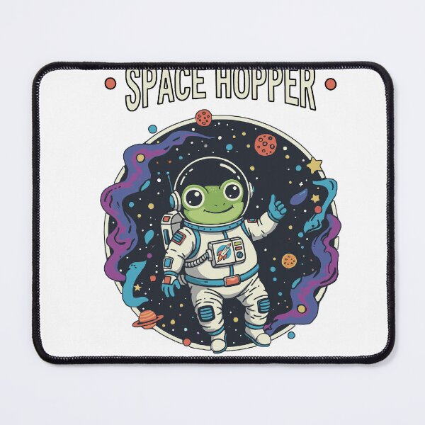 Item preview, Cute Space Frog Astronaut In Spacesuit designed and sold by DoodleFisher.