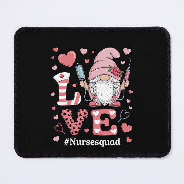 Item preview, Love Nurse Squad Cute Happy Valentine'S Day Gnome Lover designed and sold by Elenasriveras.