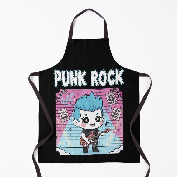 Item preview, PUNK ROCK musician or fan funny kawaii punk rocker underground music indie punk hard core grind core designed and sold by Jt41.