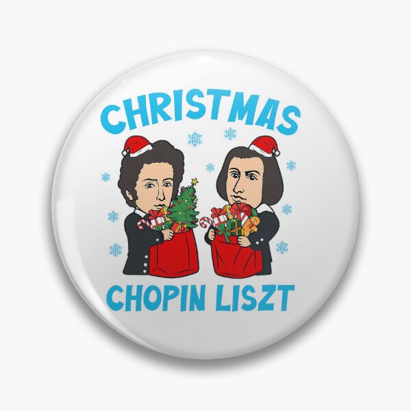 Item preview, Chopin Liszt Christmas Composer Holiday Musical Pair designed and sold by Han1986.