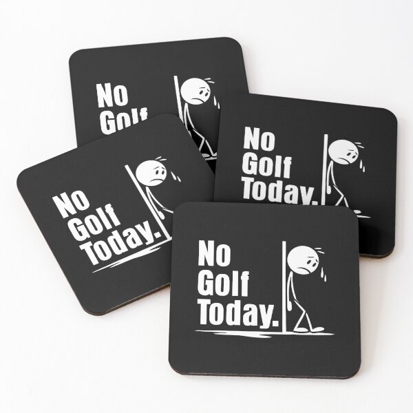 Item preview, No Golf Today Funny Golf Lover Men Women Angry Stickman Ball designed and sold by JacquelineEnri.