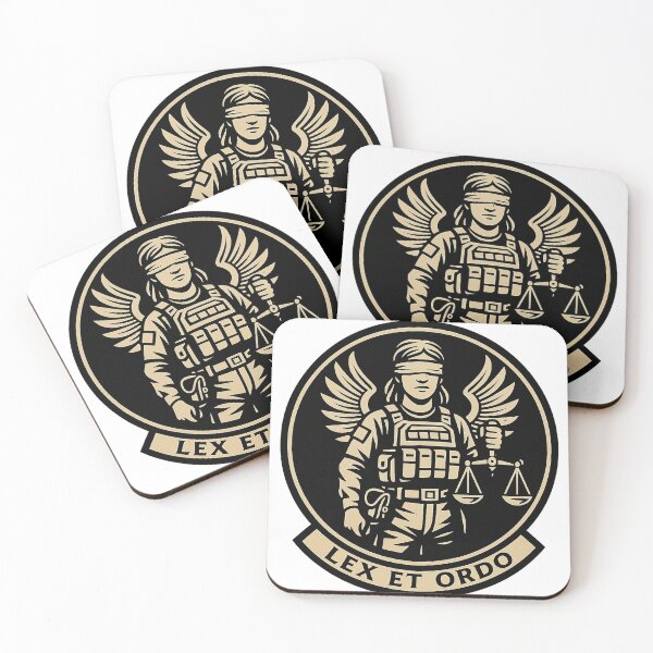 Item preview, Lex et Ordo – Tactical Justice Angel Emblem Justitia designed and sold by janbo93.