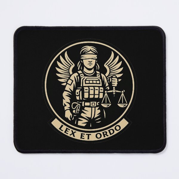 Item preview, Lex et Ordo – Tactical Justice Angel Emblem Justitia designed and sold by janbo93.