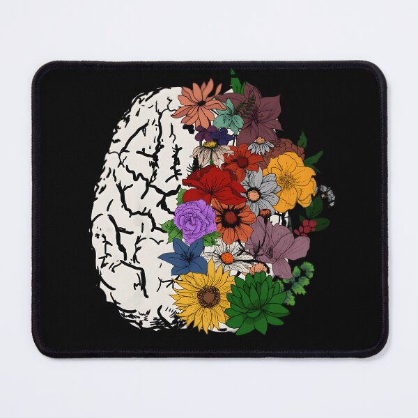Item preview, Mental Health Matters Floral Brain designed and sold by jxnasihadaiya.