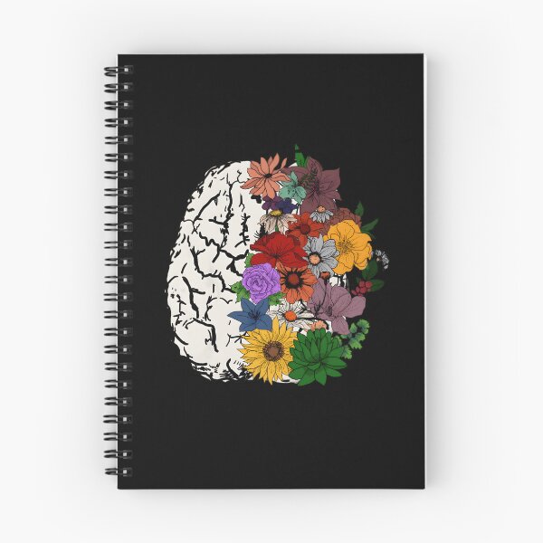 Item preview, Mental Health Matters Floral Brain designed and sold by jxnasihadaiya.