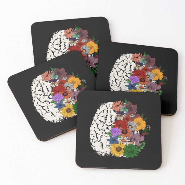 Item preview, Mental Health Matters Floral Brain designed and sold by jxnasihadaiya.